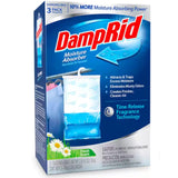 DampRid Hanging Bag Moisture Absorber for Closets, Pure Linen, 3 Pack, 16 oz. Each; Traps Excess Moisture for Fresher, Cleaner Air