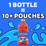 Capri Sun Flavored Juice Drink Blend with Other Natural Flavor, 1 Bottle, for School Lunches and On-the-Go Hydration, Fruit Punch, All Natural