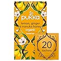 Pukka, Tea Lemon Ginger Manuka Honey Organic, 20 Count