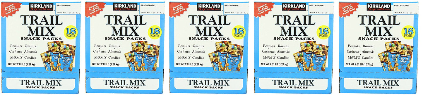 Trail Mix 2 oz Snack Packs, 5 Pack (18 Count)