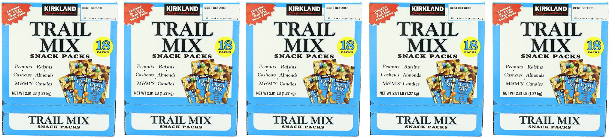 Trail Mix 2 oz Snack Packs, 5 Pack (18 Count)