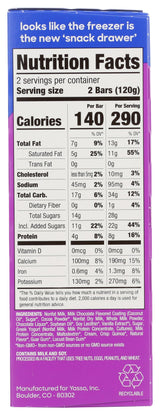 Yasso Vanilla Chocolate Crunch Frozen Yogurt Bars, 10.6 FZ