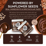 88 Acres Organic Sunflower Seed Butter, Dark Chocolate, 14 oz Jar, 2 Pack, Butter Spread with 5g Plant-Based Protein, Gluten Free, Nut Free, Vegan