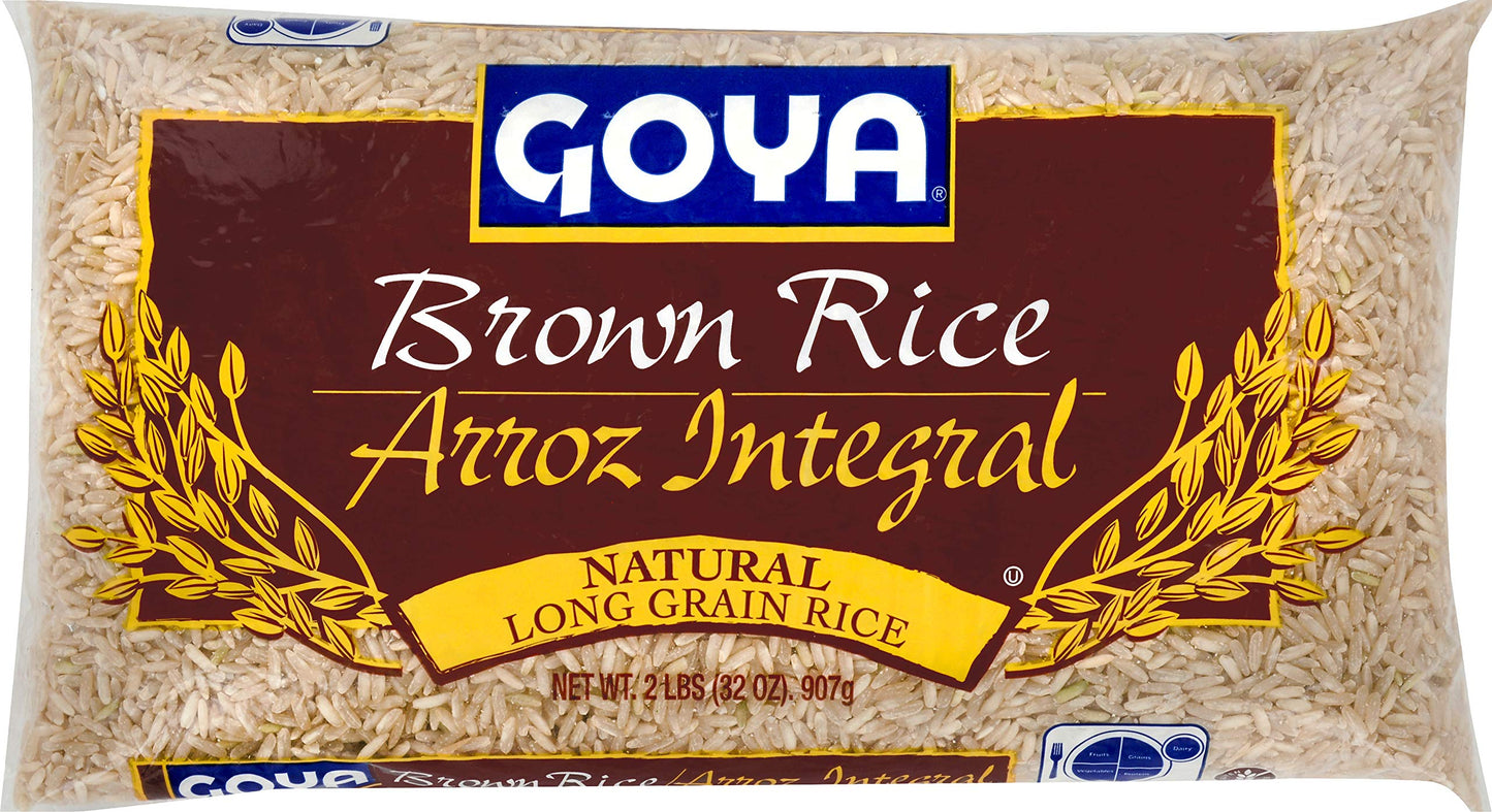 Goya Natural Long Grain Brown Rice, 2 Pound