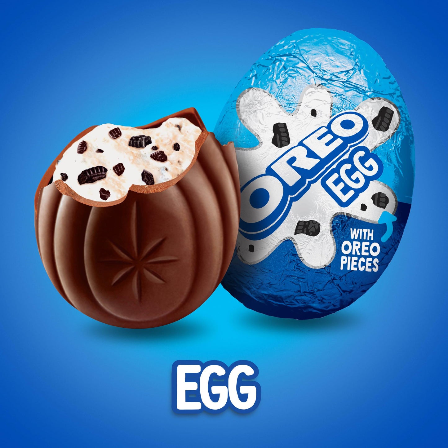 OREO Creme Filled Chocolate Candy Easter Egg, Easter Candy, 1.09 oz Egg