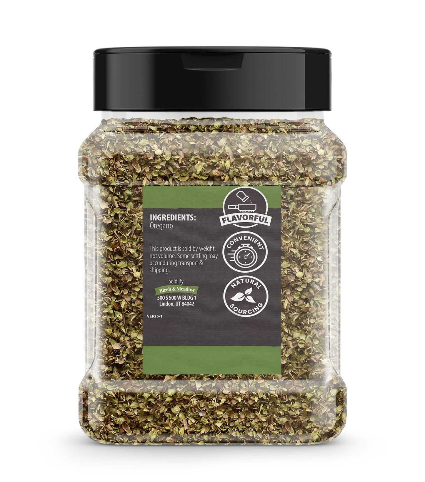 Birch & Meadow Oregano Flakes, 1.7 oz, Versatile Spice, Rich & Savory Flavor