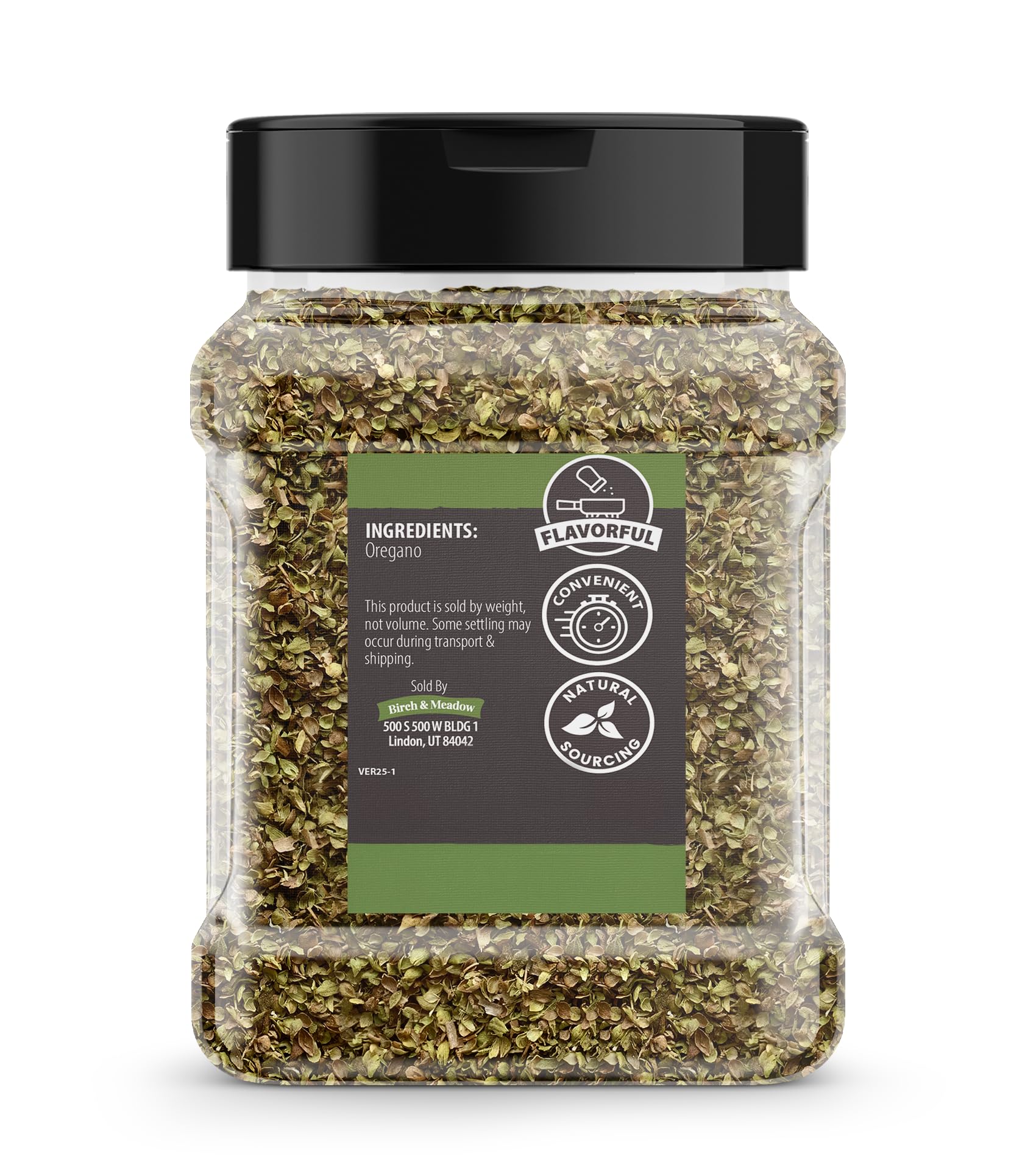 Birch & Meadow Oregano Flakes, 1.7 oz, Versatile Spice, Rich & Savory Flavor