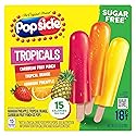 Popsicle Ice Pops 18 Count Tropicals For a Sugar Free Frozen Dessert Frozen Ice Pops With only 15 Calories 29.7 oz