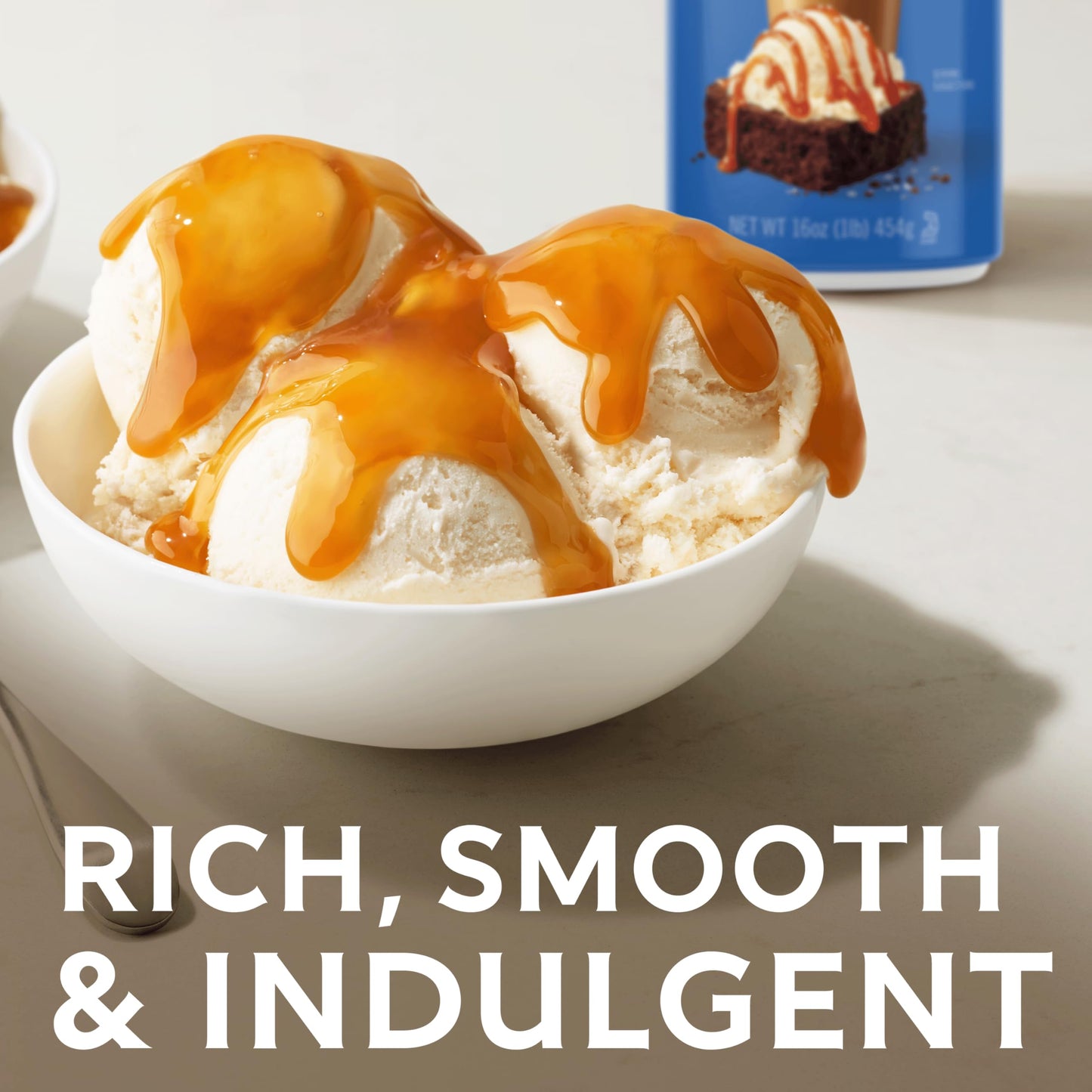 GHIRARDELLI Premium Dessert Sauce 16 oz Bottle, Sea Salt Caramel - Smooth Salted Caramel for Desserts & Drinks