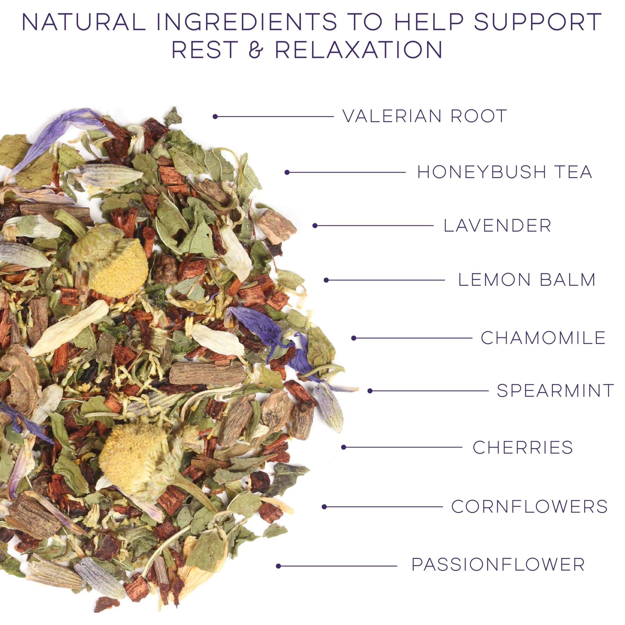Dreamy Night Sleep Tea (1.65 oz, Pack of 18 Tea Bags) - Sleepytime Calming Caffeine Free Tea Herbal Blend with Valerian Root, Chamomile, Lemon Balm