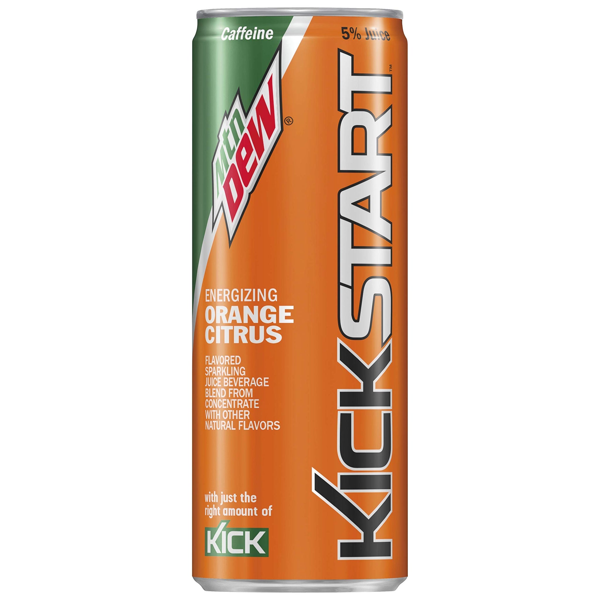 Mountain Dew Kickstart Orange Citrus, 72 fl oz (Pack Of 6)