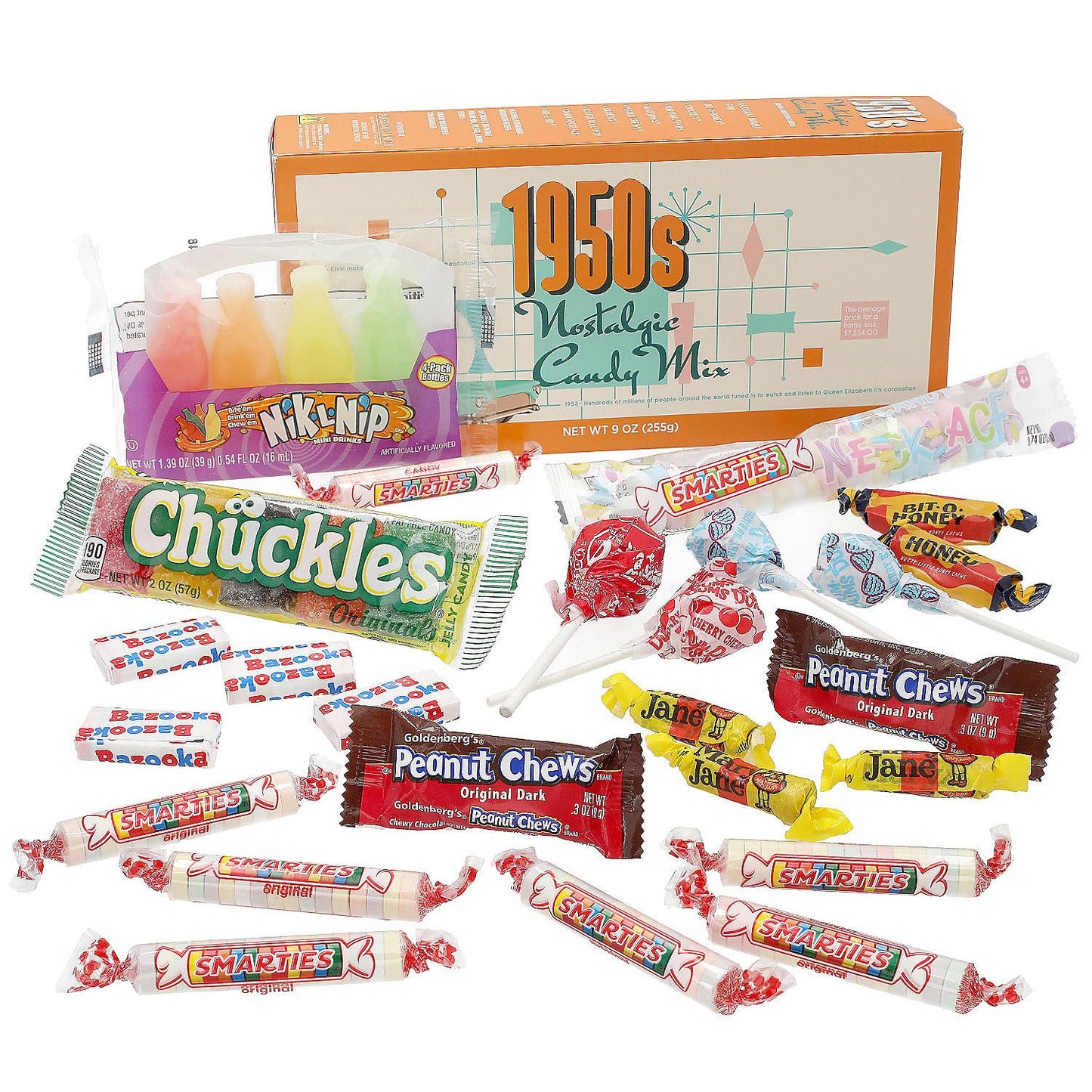 9 oz. Retro Party 1950s Candy & Treats Handout Assortment