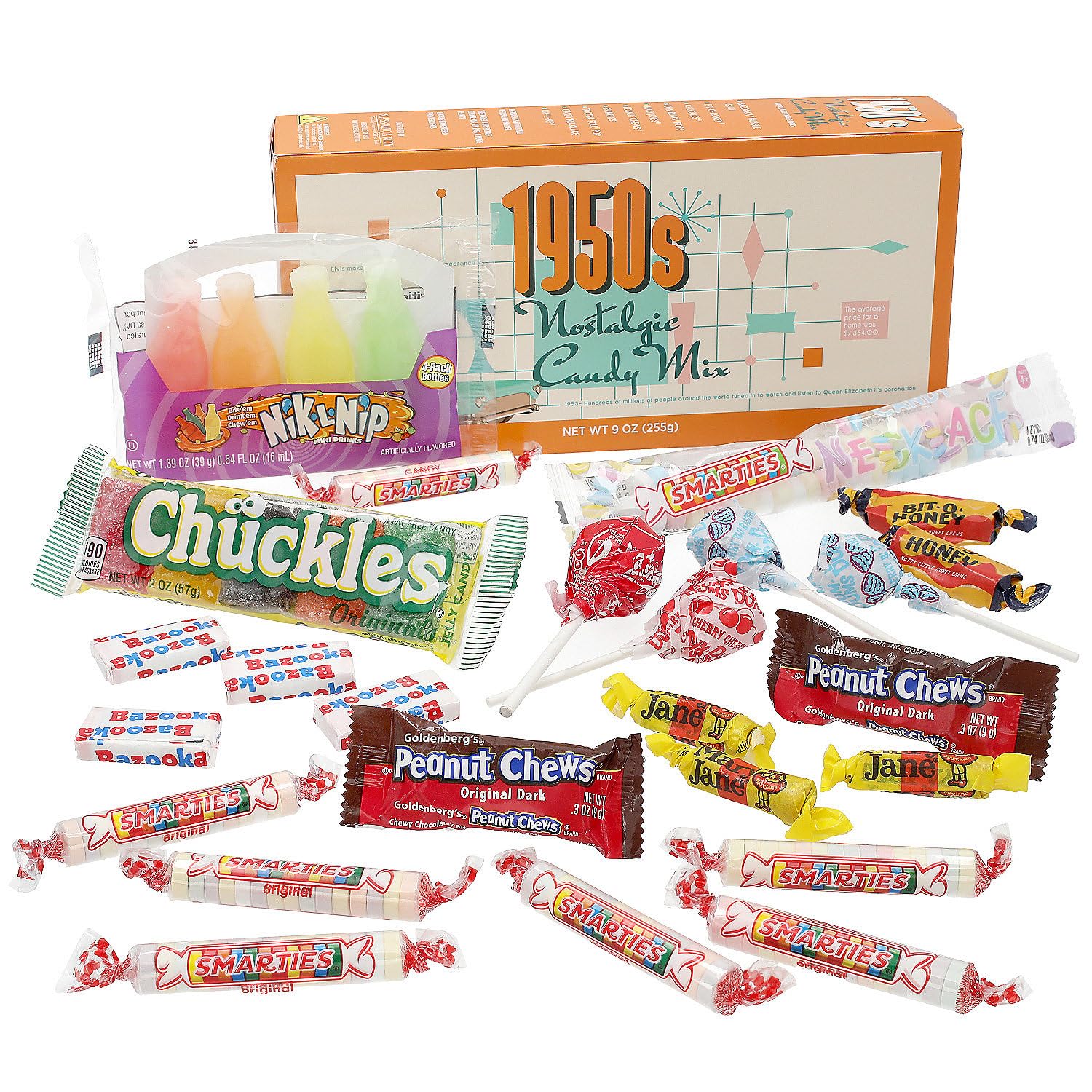 9 oz. Retro Party 1950s Candy & Treats Handout Assortment