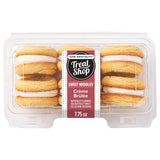 Our Specialty Crème Brulee Sweet Middle Sandwich Cookies, Nut Free Dessert, 6 Cookies, 7.75 Ounces