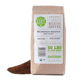Tiny Footprint Coffee - Nicaragua Segovia, Dark Roast, USDA Organic Coffee - Shade Grown, Fair Trade Certified & Carbon Negative - Ground Coffee, 16