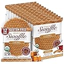 Gluten Free Certified Organic Stroopwafels by Swoffle - Caramel Filled | (12) 1.16oz Wafers | non-GMO, Wheat Free, Kosher, Soy Free, No Dairy, and Nut
