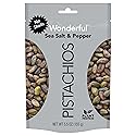 WONDERFUL PISTACHIO Sea Salt & Pepper No Shells Pistachios, 5.5 OZ