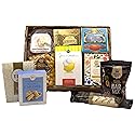 Gift Basket Village - Happy Moving Day Basket, Welcoming Home Assortment with Snacks, Tea & Rum Cake, Ideal Housewarming Gift