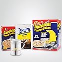 Fun Pack Foods - Funnel Cake Kit Deluxe Bundle- Includes Funnel Cake Mix, Ring, Shoreline Products Sugar Dredge, 1lb Confections Sugar, and Bonus 13.5oz Box of Funnel Cake- Makes 28-32 Funnel Cakes