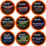 Brooklyn Beans Coffee Pods Assorted Handcrafted Gourmet Variety Pack Coffee Sampler, Compatible with 2.0 Keurig K Cup Brewers, 40 Count
