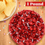 Bulk Milk Chocolate Candy in Red Foil - 1 Pound Bag Individually Wrapped Classic Chocolate Drops for Valentine’s Day, Weddings, Candy Buffets