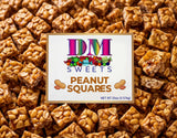 Old?Fashioned Peanut Squares - 20 oz Resealable Bag - Crunchy Bites Made with Roasted Peanuts - Classic Retro Treat for Snacking, Candy Dishes & Gifts