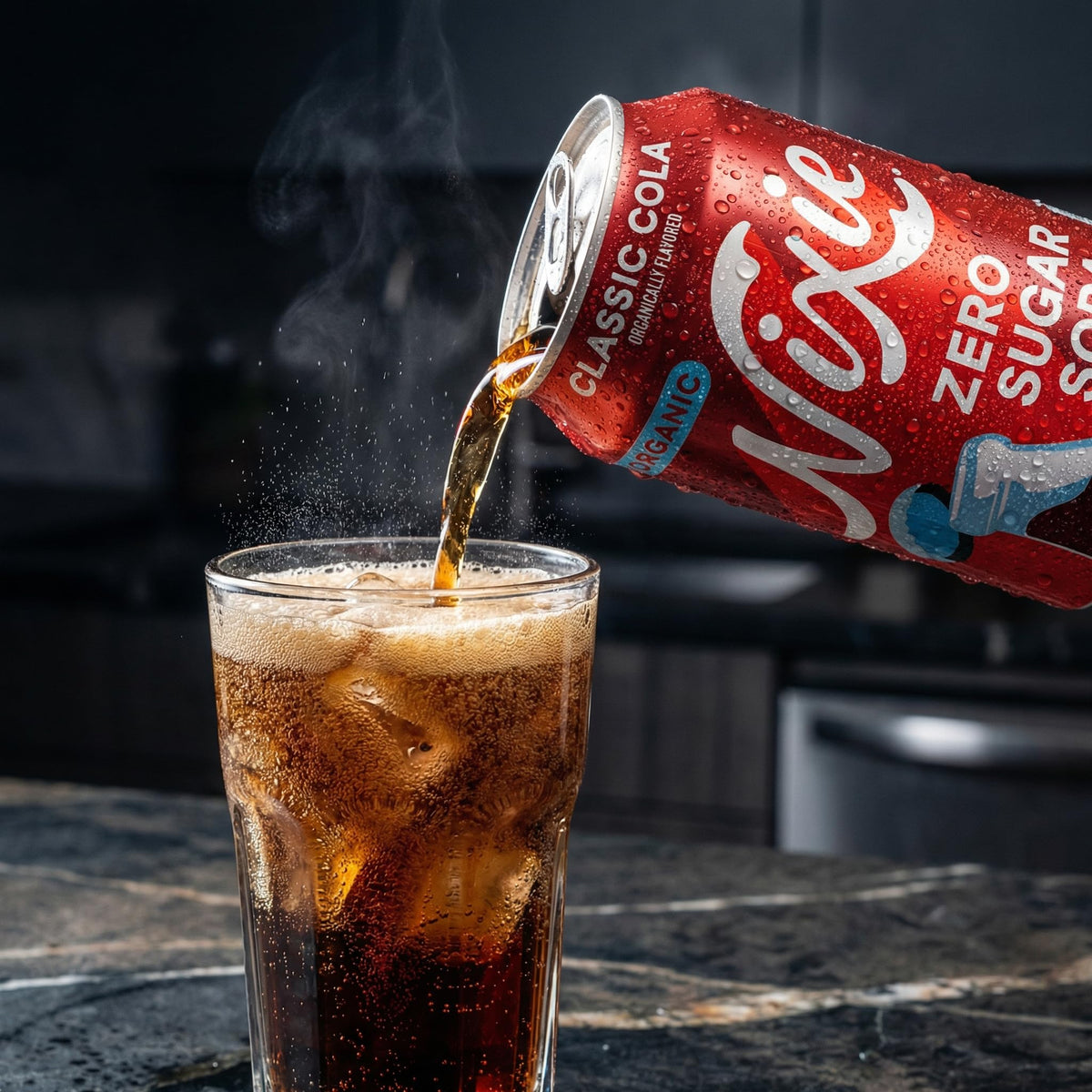 Nixie Soda Zero Sugar Cola Organic 12 fl oz - Zero Sugar Drink - Cola Flavor Beverage - Soft Drink Style Taste
