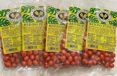 Hawaiian Tradition Red Iso Peanuts (5Pack)