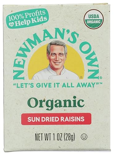 Newman's Own Organics Raisins, 1-Ounce Boxes (Pack of 6)