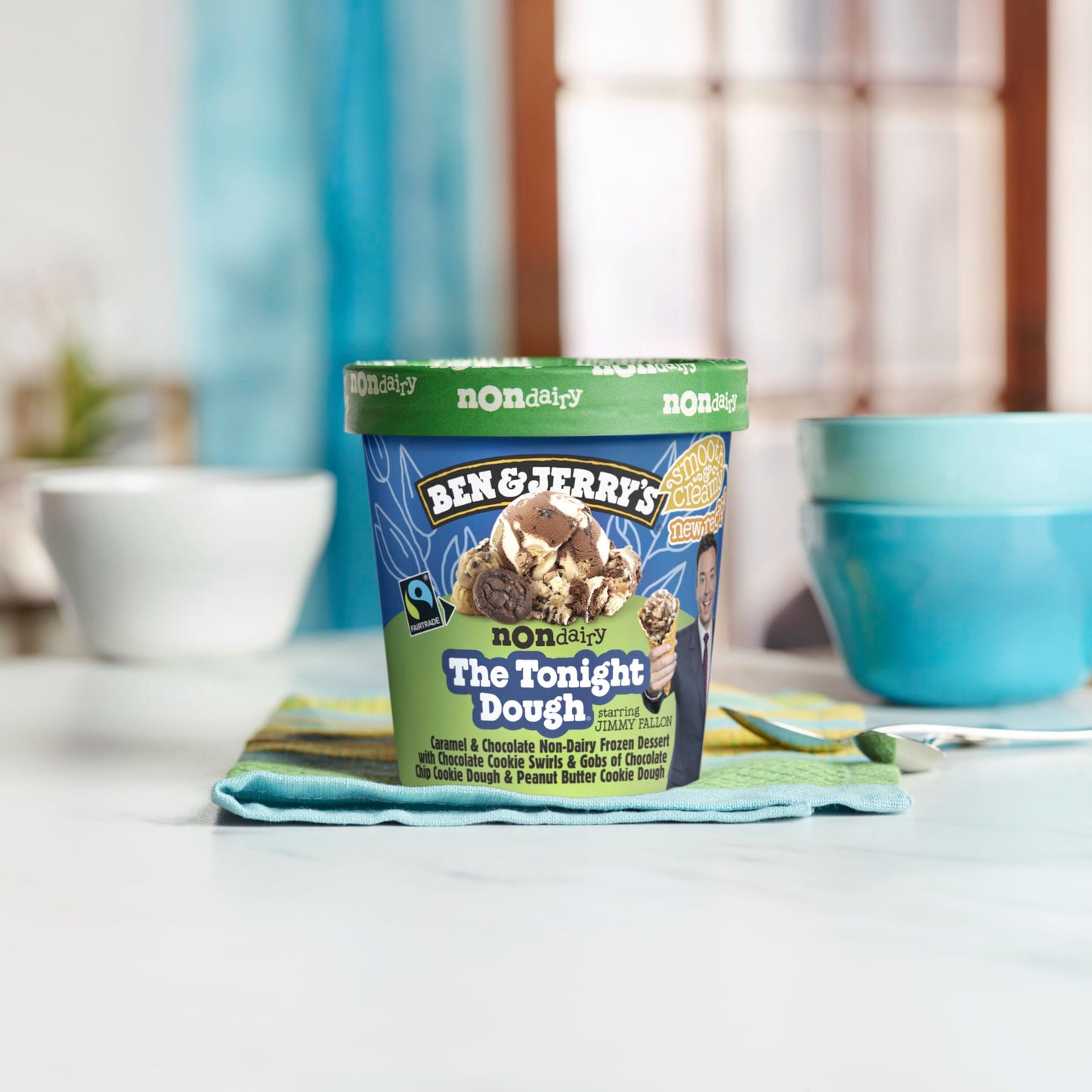 Ben & Jerry's, Frozen, Ice Cream Non Dairy Tonight Dough, 16 Ounce