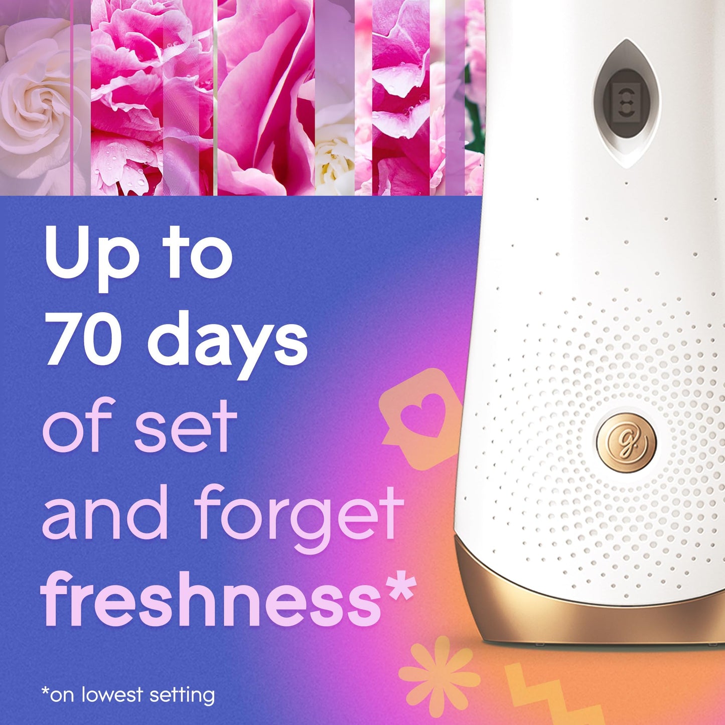 Glade Automatic Spray Refill, Air Freshener for Home and Bathroom, Super Bloom, 6.2 Oz
