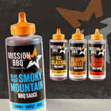 MISSION BBQ BBQ Sauce, Blue Ridge Smoky Mountain, A Rich Barbecue Sauce That Is Perfect For Adding A Smoky, Sweet Flavor to Chicken, Pulled Pork
