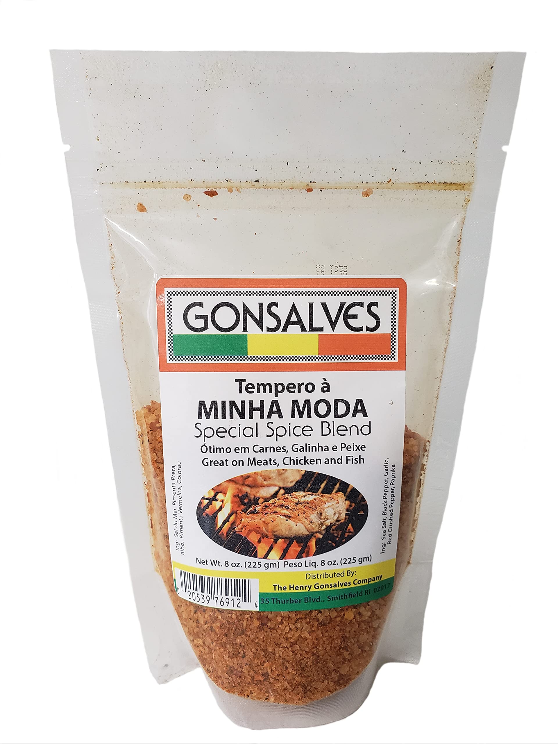 Gonsalves Tempero a MINHA MODA Special Spice Blend Net Wt. 8 oz.