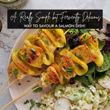 A Spice Affair’s Salmon Seasoning | Savoury, Fresh & Citrus-Herb Blend for Fish & Seafood | All-Natural, Non-GMO, Filler-Free | Perfect for Salmon