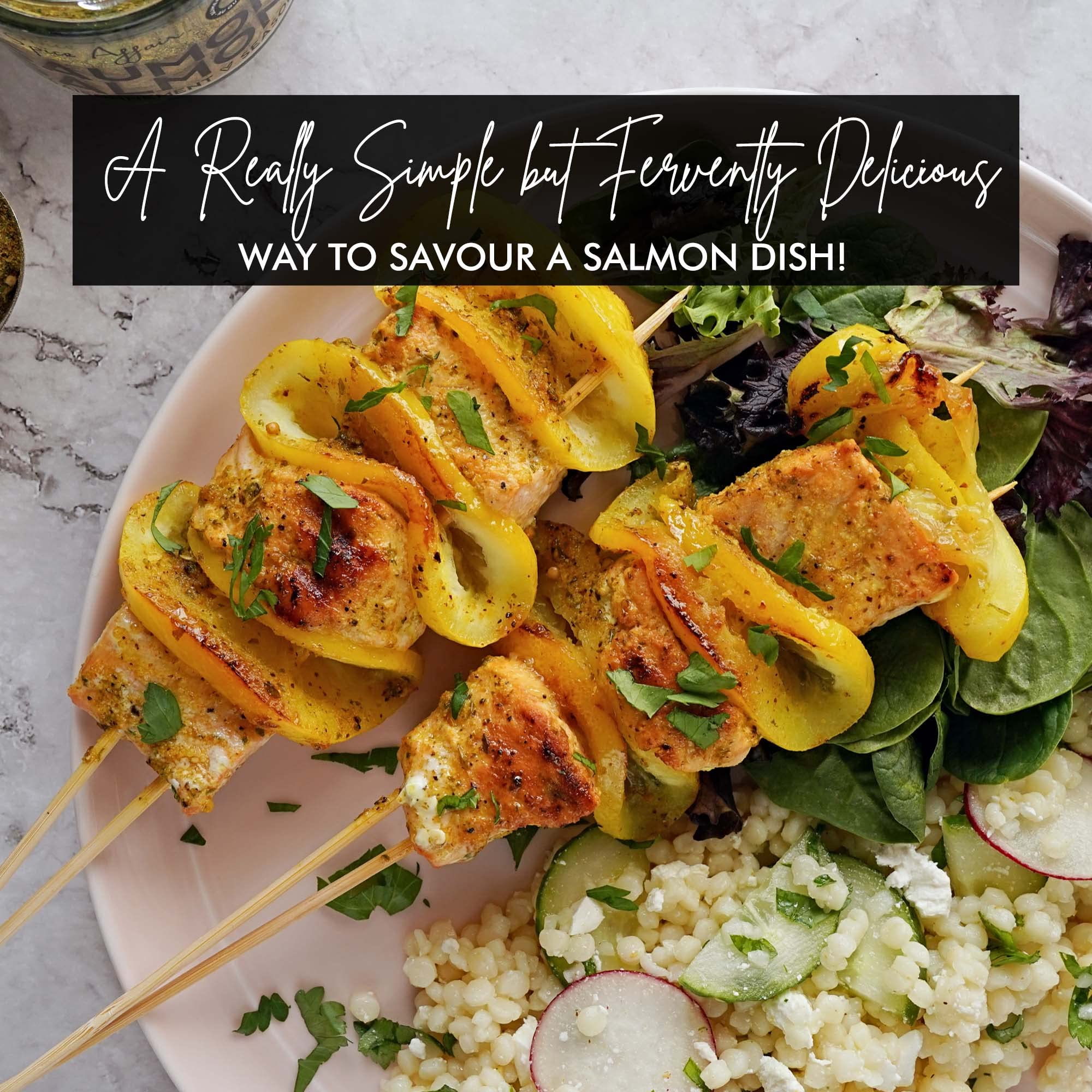 A Spice Affair’s Salmon Seasoning | Savoury, Fresh & Citrus-Herb Blend for Fish & Seafood | All-Natural, Non-GMO, Filler-Free | Perfect for Salmon