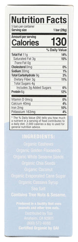 Tosi, Superbites Coconut Cashew Organic, 4 Ounce