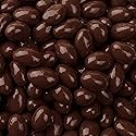 Dark Chocolate Covered Almonds 2-Pound Bag | Bulk Chocolate Covered Nuts | Coated Roasted Almonds for Gifting, Party Favors, Office Candy Jars