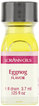 LorAnn Eggnog SS Flavor, 1 dram bottle (.0125 fl oz - 3.7ml - 1 teaspoon) - 12 Pack