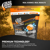 DEAD DOWN WIND BLACK Premium Unscented Laundry Detergent Pods (36 Ct) - Scent Eliminating Detergent Pods for Clothing and Gear - Durable Hunting Scent