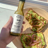 Seed Ranch Thai Green Hot Sauce, 3 Pack - Mild Heat - Lemongrass, Green Chilies, Cilantro & Basil, Organic Gourmet Hot Sauce - Vegan, Non-GMO