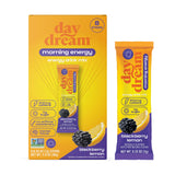 Day/Dream Morning Energy Drink Mix - Blackberry Lemon, 200mg Natural Caffeine from Green Tea, Guarana, and Yerba Mate, L-Citrulline, L-Arginine
