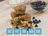 Bobo's Chocolate Chip Oat Bites, Simple Ingredients, Whole Grain Oats, Plant Based, Non-GMO, Gluten Free Breakfast Bars, Healthy Snacks for Adults