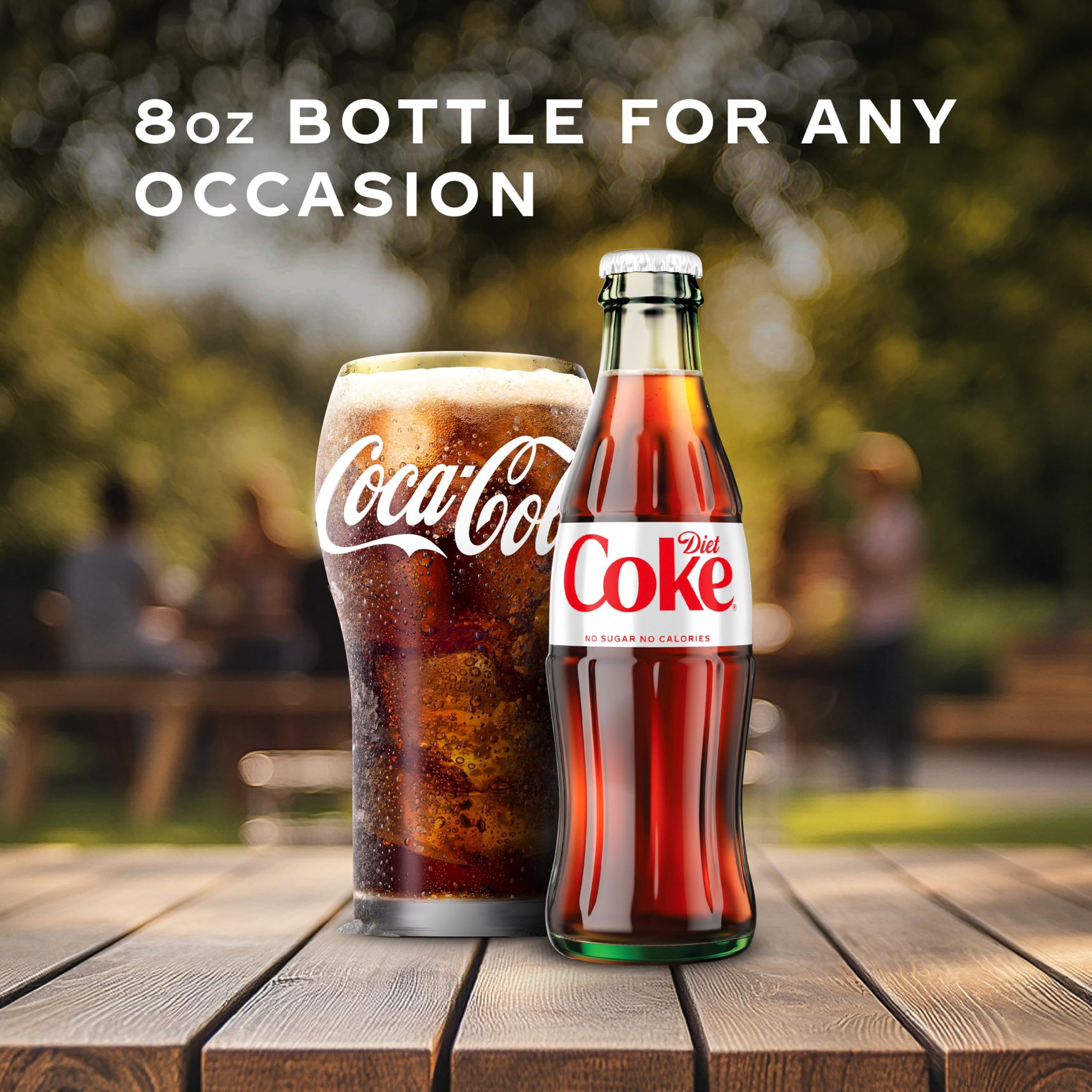 Diet Coke Glass Bottle, 8 fl oz, 6 Pack