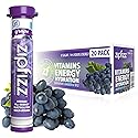 Zipfizz Daily Energy Drink Powder, Grape, 20 Pack | 3-in-1 Sustained Energy, Rapid Hydration, and Essential Vitamins | Sugar-Free | Electrolyte Powder