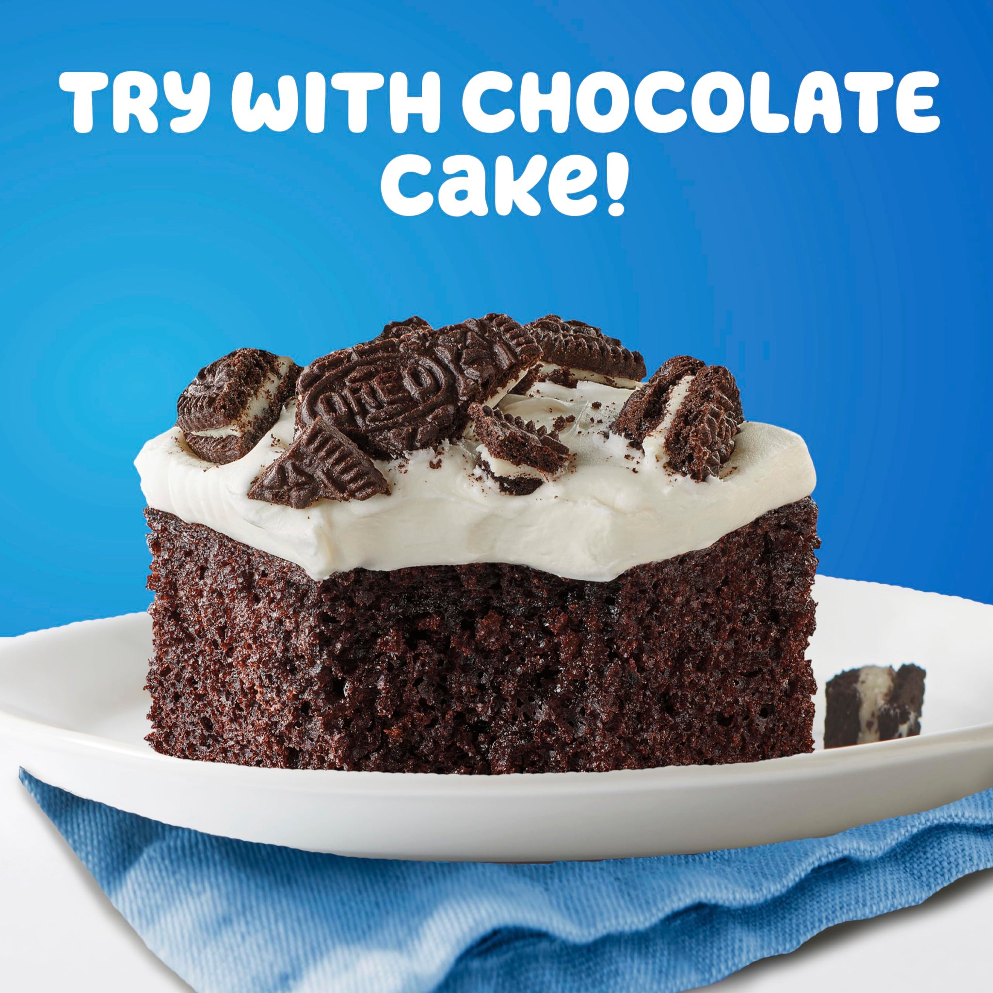 Betty Crocker OREO Creme Flavored Whipped Frosting, Gluten Free Frosting, 12 oz