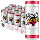 Good Daze Energy Drink, 200mg of Caffeine, Sugar Free, Strawberry 12-Pack