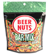 Beer Nuts Bar Mix w/ Wasabi Peas, Travel Packs, Tangy Wasabi, Crunchy Party Pretzels, Cheese Sticks, Sesame Sticks, Roasted Corn Nuts, & Original