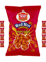 Better Made Special Popcorn (8) x Bags 2.5-2.75oz Each (Pack of 8) (HOT CHEESE) - Adult Bulk Snacks, Kids Lunch, Delicious Hot Cheese Flavorerd Popped