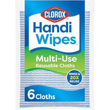 Clorox Handi Wipes Multi Use Reusable Cloths, 6 Count (Package May Vary)