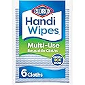 Clorox Handi Wipes Multi Use Reusable Cloths, 6 Count (Package May Vary)